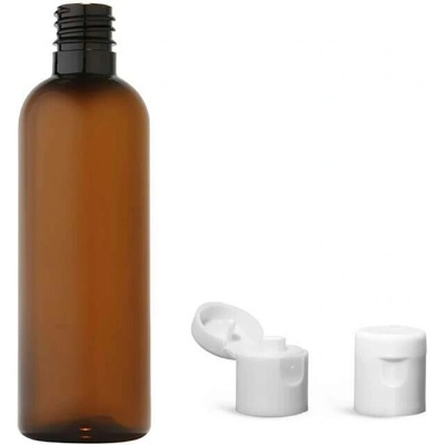 Via Plastová lahvička hnědá s bílým dávkovacím víčkem 100 ml