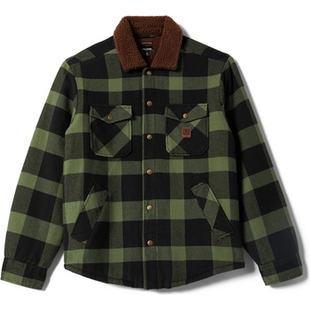 Brixton Мъжко ежедневно яке Brixton Durham Lined Jacket Casual jacket - Black / Wild Green Flannel - размер XL (003-3429-0114)