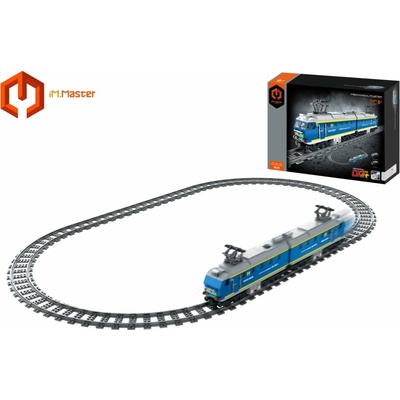 iM.Master Stavebnice vlak modrý 51,5x13x5,2 cm – Hledejceny.cz