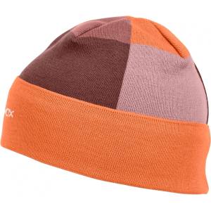 Ortovox Зимна шапка (beanie) Ortovox Patchwork Beanie - Faded Tangerine - размер One Size (904-6893-0211)
