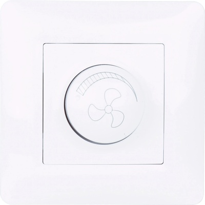 CB Elektro Regulátor otácok (ovládač ventilátora) biely (ETEK)