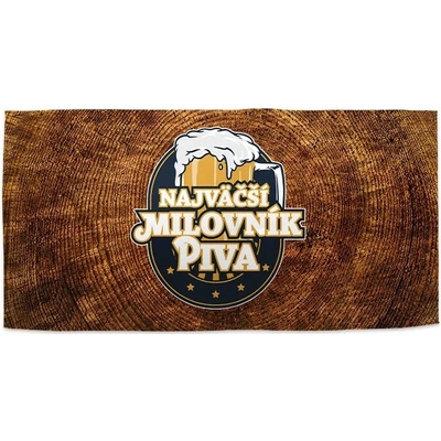 Sablio Uterák Najväčší milovník piva 30 x 50 cm
