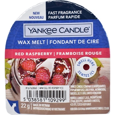 Yankee Candle vonný vosk do aróma lampy Red Raspberry Červená malina 22 g