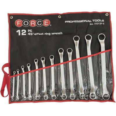 FORCE Комплект ключове лула Force 51213P - 45 градуса, 6-32 mm, 12 бр (JN67133)