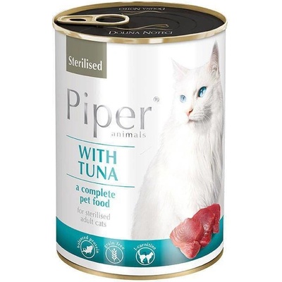 Dolina Noteci Piper s tuňákem pro sterilizované kočky 12 x 0,4 kg