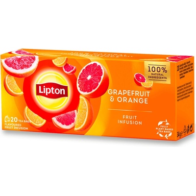 Lipton Ovocný čaj grapefruit a pomeranč 20 x 1,7 g