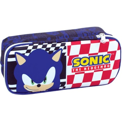 Ученически овален несесер Sonic Lets Go (334-89144)