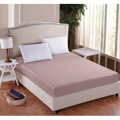 Entuzia Prestieradlo deluxe Mako Jersey s lycrou púdrová pudrová Jersey elastan 180x200