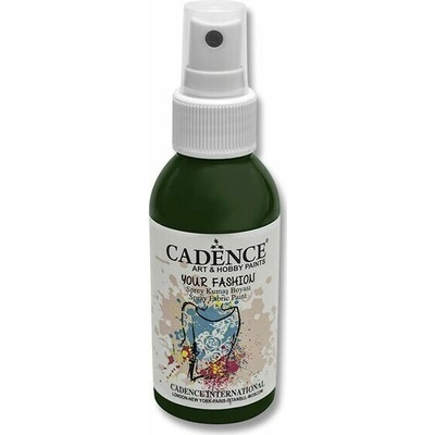 Cadence textilná farba v spreji 100 ml tmavozelená
