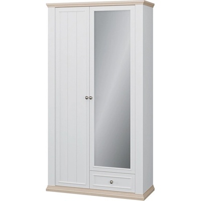 Sconto Predsieňová skriňa PONTYPOOL L biela/dub riva