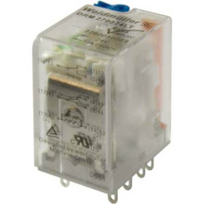 Weidmüller DRM270548LT/2CO/48V AC, 7760056074 zátěžové relé, monostabilní, 1 cívka, 250 V/AC, 10 A, 20 ks