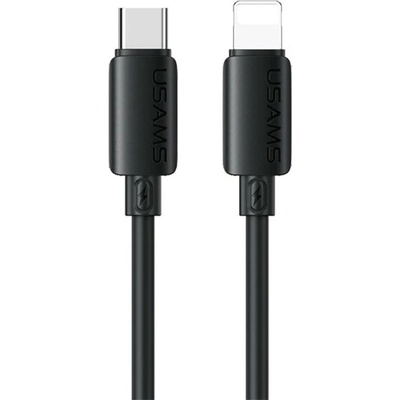 USAMS iPhone 14 Plus / 14 Pro Max / 14 Pro USAMS U98 кабел за данни Type-C - Lightning, 100 см, ЧЕРЕН SJ788USB01 (SJ788USB01)