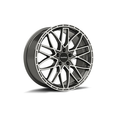 SUPER METAL VANE 9x20 5x120 ET45 gloss gray / polished