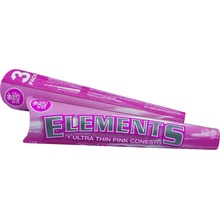 Elements kónické cigaretové dutinky pink 3 ks
