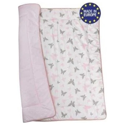 Bomimi HRACIE deka bavlna obojstranná MOTÝLE RŮŽOVÁ