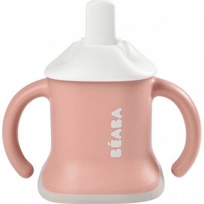 Beaba Evoluclip 3 v 1 učební hrnek růžový 150 ml