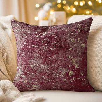 Biante Isabela IBL-006 Gold Design vínová 45 x 45 cm