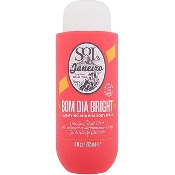 Sol De Janeiro Bom Dia Bright Clarifying AHA BHA Body Wash rozjasňující sprchový gel s vůní švestky, jasmínu a vanilky 385 ml pro ženy