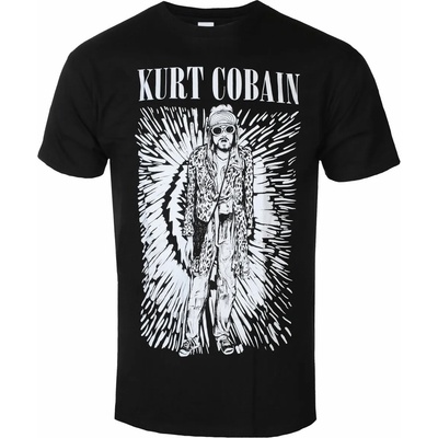 ROCK OFF мъжка тениска Nirvana - Kurt Cobain - Brilliance - ЧЕРЕН - ROCK OFF - KCTS08MB