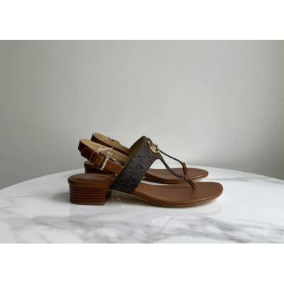 Michael Kors Hannah thong hnědé