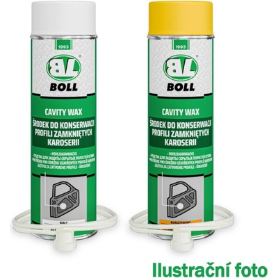 BOLL Konzervace uzavřených profilů karosérií, ochrana dutin s voskem jantarová 500 ml