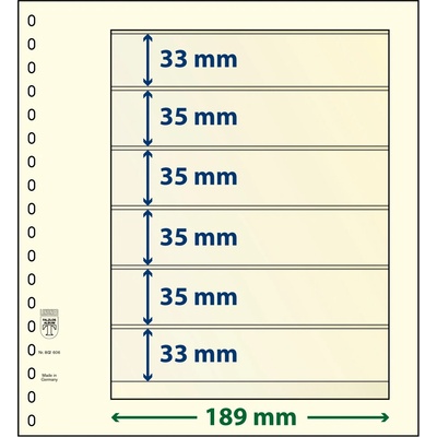 Lindner 802606 - 6 kapes (33 mm) Velikost balení: 1 ks