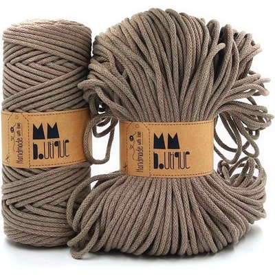 MMboutique bavlněná šňůra 4mm Coffee Varianta návinu: Přadeno