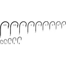 Mustad CL-lopatka 496CL vel.10 50 ks