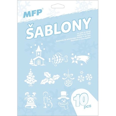 MFP šablony na sníh ve spreji 10motivů