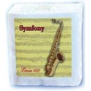 PD Radošinka Symfony Línia servítky biele 33x33cm 140g 77ks