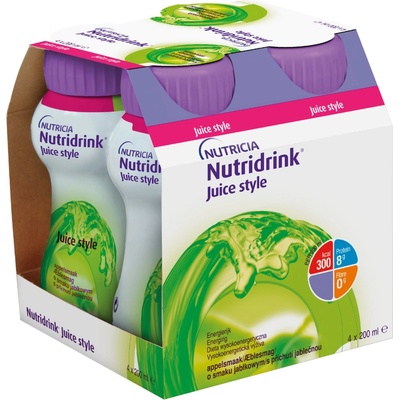 Nutridrink Juice style s pomarančovou príchuťou 4x200ml