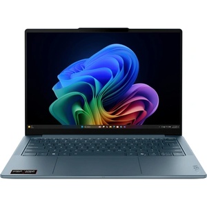 Lenovo Геймърски лаптоп LENOVO Yoga Slim 7 AMD Ryzen AI 5 330 14inch WUXGA OLED 16GB DDR5 512GB PCIe NoOS Tidal Teal 3y 83JY00BABM (83JY00BABM)