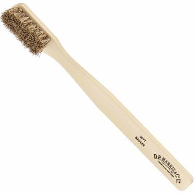 D.R. Harris Super Soft Badger Bristle Bílý
