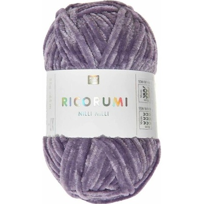Rico Design Ženilková priadza Ricorumi Nilli Nilli odtieň 012 fialová - 1 ks