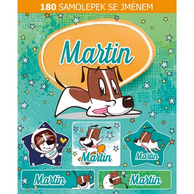 ARGUS Veselé nálepky samolepky se jménem Martin