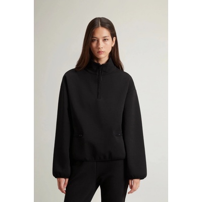 Woolrich Interlock Fleece Half Zip Black