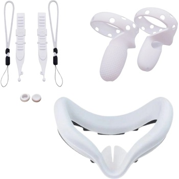 Image 1 of Vortex Virtual Reality Комплект за защита 3 в 1 за Oculus Quest 2 (VVR.ZEST_3S_WH_OQ2.2021)