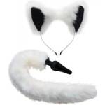 EasyToys Комплект бяла лисича опашка и уши Tailz (P22826)