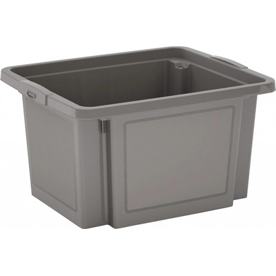 KIS Plastový úložný box - H Box S, šedý, 23 L