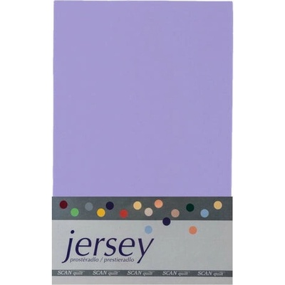 Scanquilt Prestieradlo jersey svetlé fialové 160x200