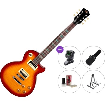 SX EC3D SET Cherry Sunburst Електрическа китара