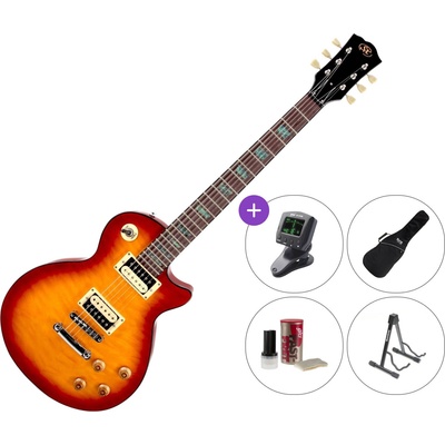 SX EC3D SET Cherry Sunburst Електрическа китара