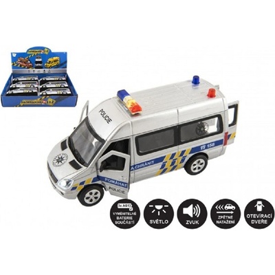 Teddies Auto policie kov/t 15cm na baterie