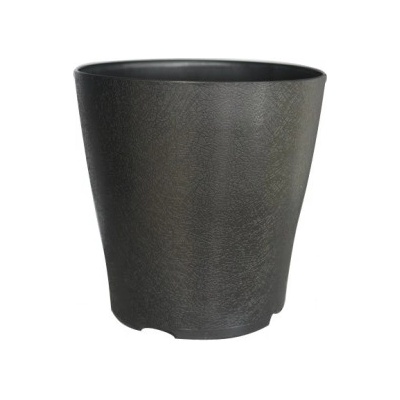 HORECANO Саксия Gardenya - 24.5 х 25см - Черна (0150119)