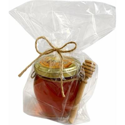 Včelařství M+M med střednětmavý lesní dárkové balení s paličkou 250g