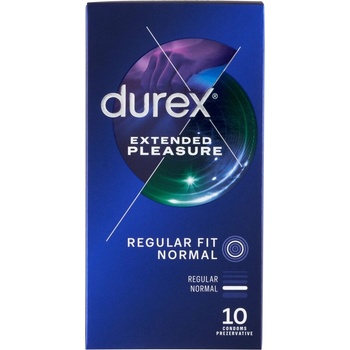 Durex Extended Pleasure Презервативи 10 бр (5997321773476)