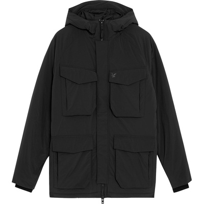Lyle and Scott Анорак Lyle and Scott Men's Lyle & Scott Funnel Neck Long Sleeve Parka - Black Ice X002