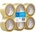 TETIS Packing Tape Crystal. 48mmx50m 6pcs GT110-A