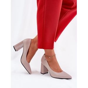 Step in style Дамски обувки на висок дебел ток модел 211984 Step in style
