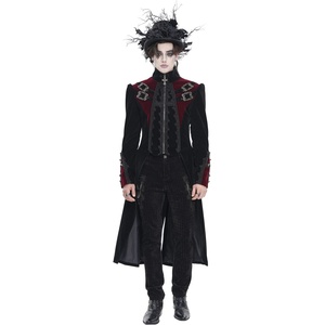 Devil fashion мъжко палто DEVIL FASHION - Crux Tenebrarum - черно/винено - CT27801